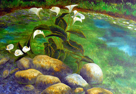 30x36CalleLiliesinPondCN.jpg